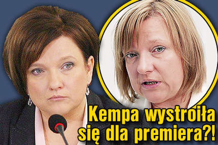 Kempa wystroiła się dla premiera?!