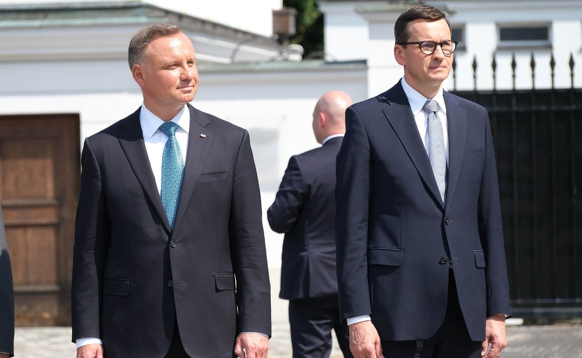 Prezydent Andrzej Duda i Premier Mateusz Morawiecki
