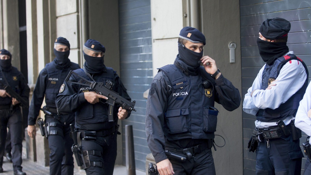 Anti- jihadist terrorism police operation in Barcelona