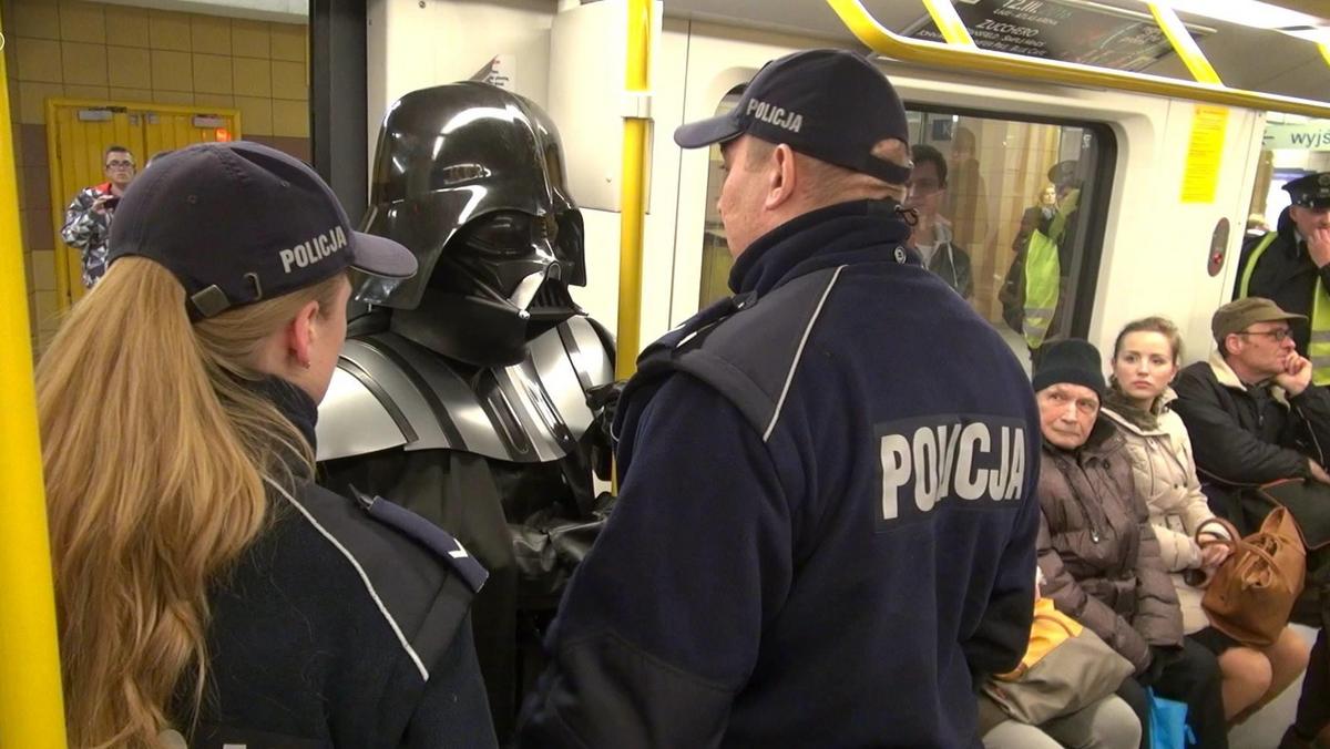 Sylwester Wardęga zatrzymany w metrze