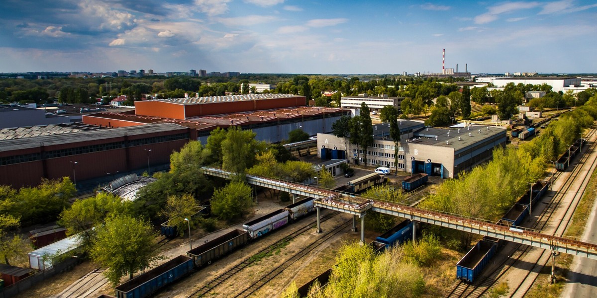 Dawne zakłady FSO na warszawskim Żeraniu. W tej okolicy deweloper OKAM kupił ponad 60 ha ziemi. 