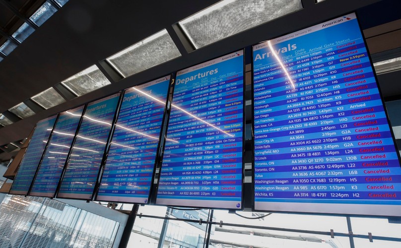 Odwołano dziesiątki lotów