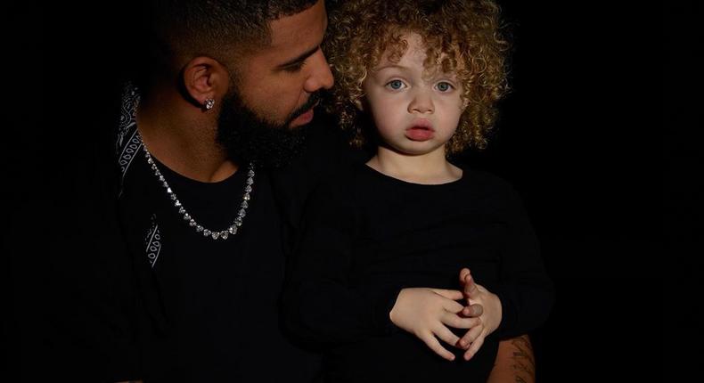 Drake and his son, Adonis [Instagram/ChampagnePapi]