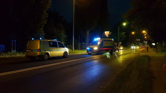 Potrącenie pieszego przy ul. Myśliborskiej w Gorzowie