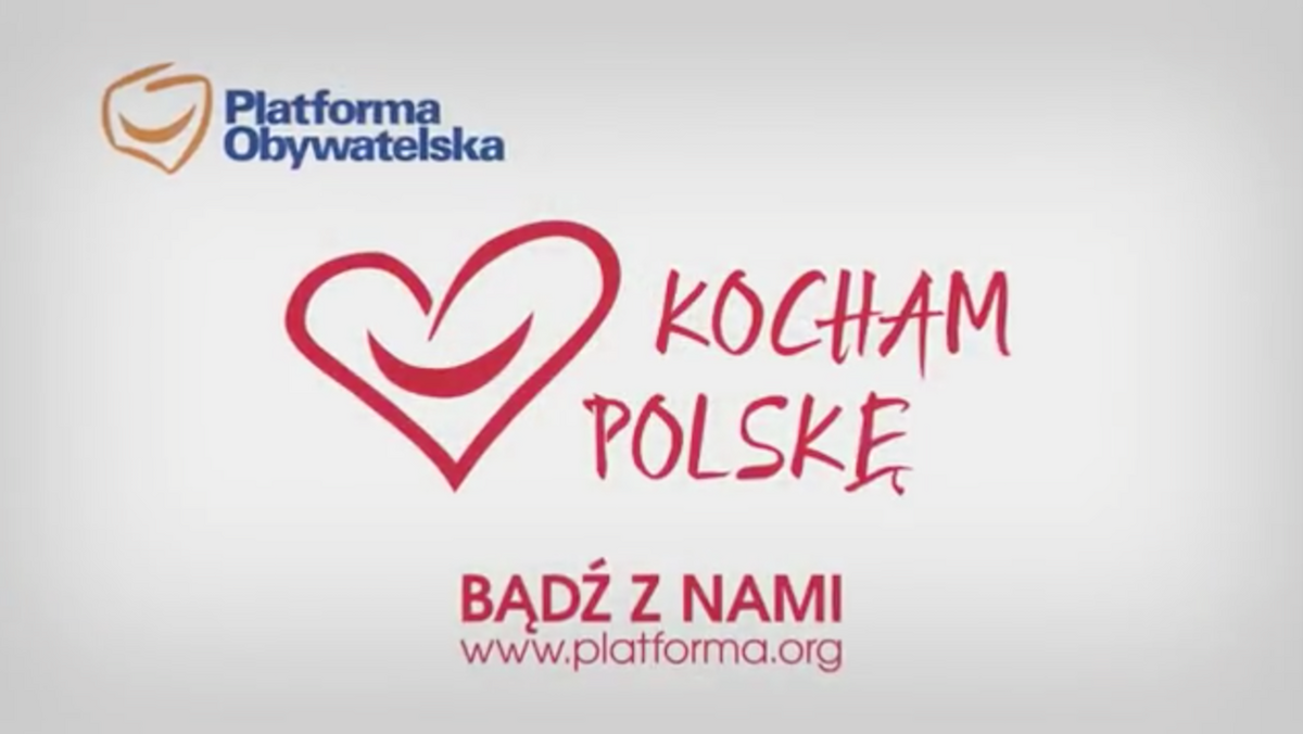 Kocham Polskę spot PO Platforma Obywatelska polityka