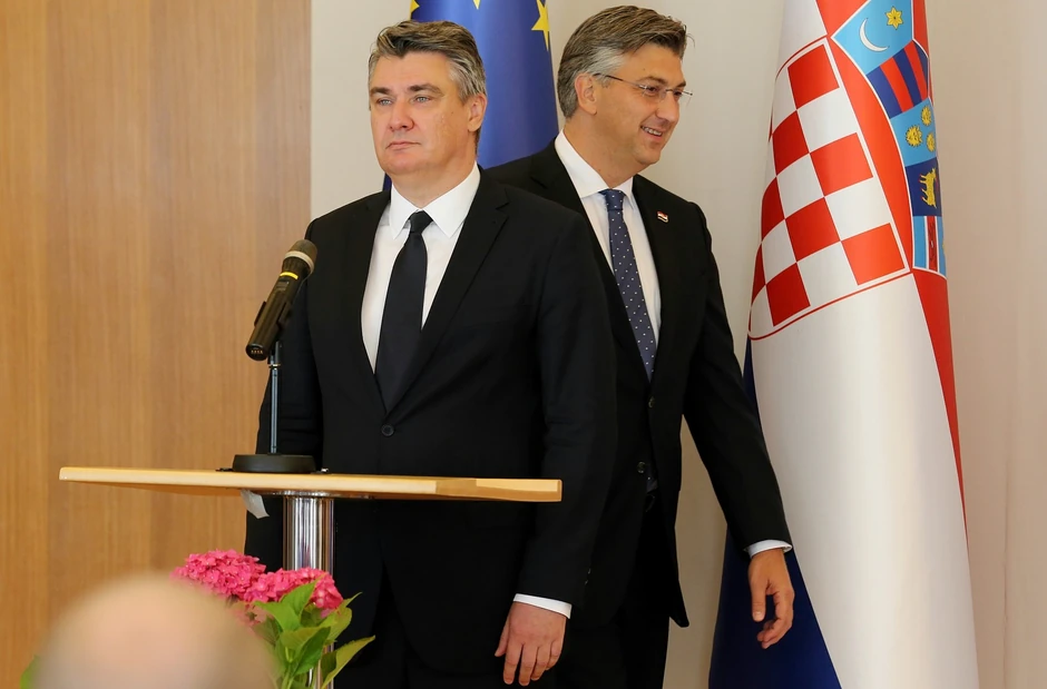Zoran Milanović i Andrej Plenković