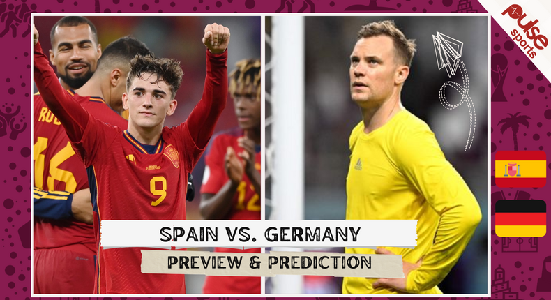 Spain vs Germany: World Cup 2022 Prediction, kick-off time, team news, h2h, odds