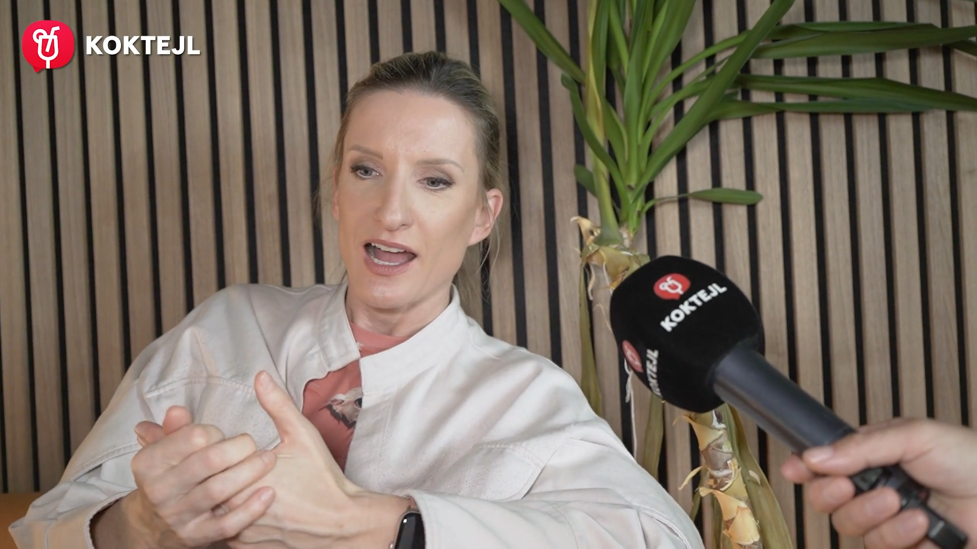 Moderátorka Adela Vinczeová.