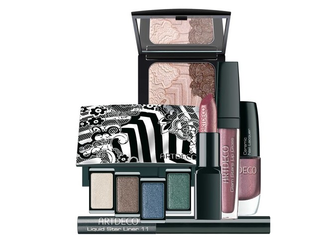 Artdeco: Glam Art Collection. Mieniący pigment i brokat w cieniach do powiek, szmince, błyszczyku i rozświetlaczu do ciała.