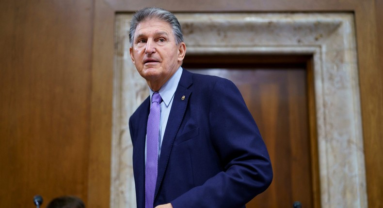 Sen. Joe Manchin of West Virginia.
