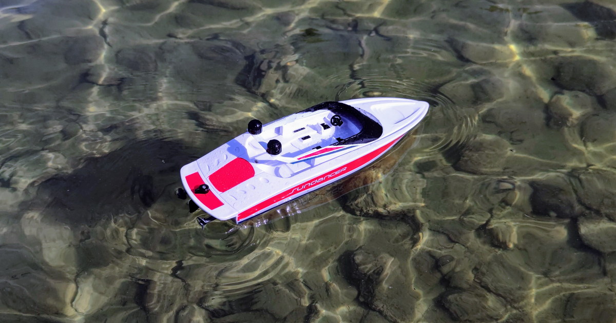 RC ferngesteuertes Boot mit Fernsteuerung und Akku, RC Speedboot für