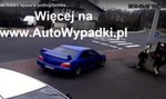 Subaru prawie zmiażdżyło grupę uczniów