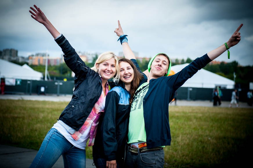 Coke Live Music Festival 2012 - publiczność (fot. Monika Stolarska / Onet)