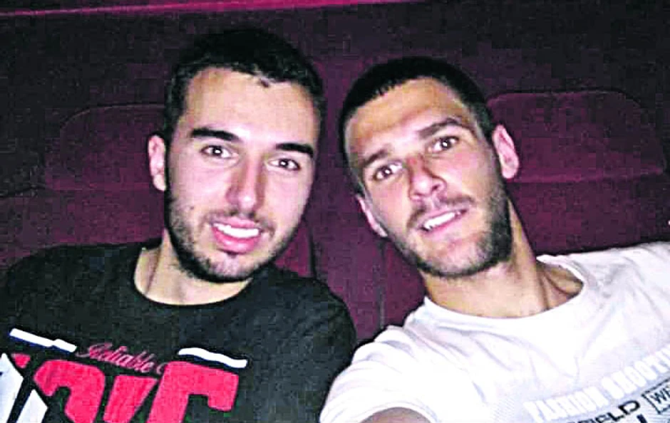 Nikola Đorđević i njegov rođak Miljko 