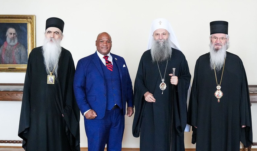 Patrijarh Porfirije i pastor Berns