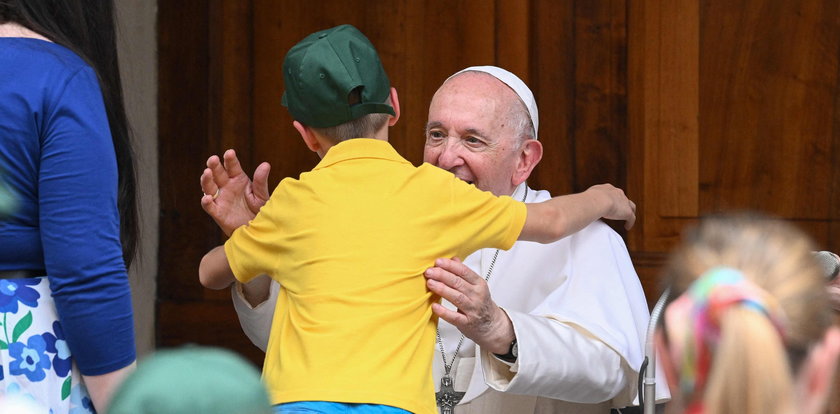 Chłopiec z Ukrainy poprosił o to papieża. Franciszek odpowiedział