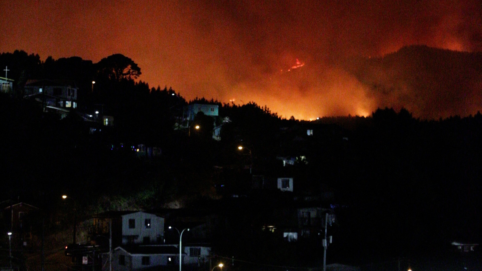 Lesné požiare v Čile