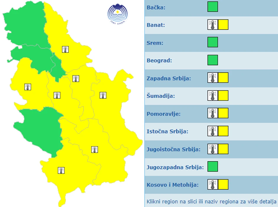 metoalarm za 23 oktobar