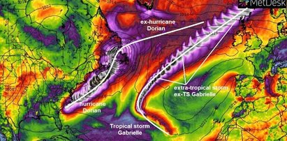Gabrielle zmierza do Europy! Będzie niebezpiecznie