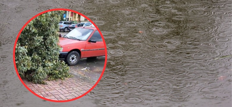 Sceny jak z apokalipsy. Superkomórka burzowa nad Mielcem