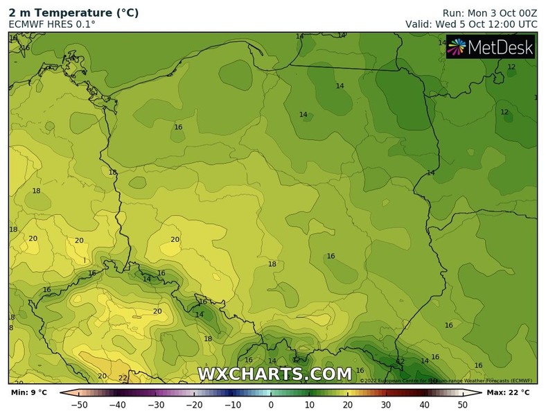 Już w połowie tygodnia temperatura sięgnie 20 st. C