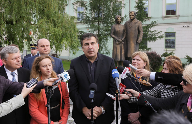 Micheil Saakaszwili. Fot. PAP/Paweł Supernak