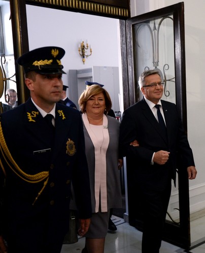 Anna i Bronisław Komorowscy