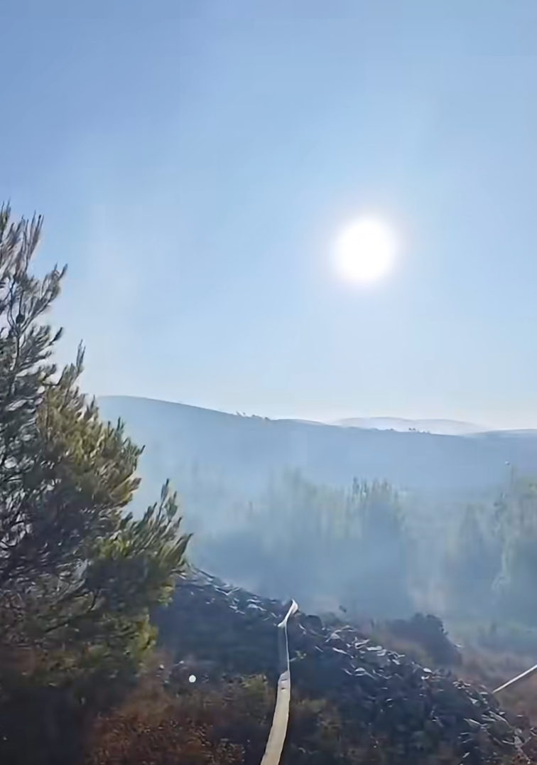 Požiar na ostrove Brač.