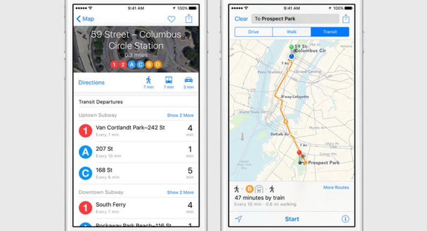 WWDC: Apple Maps bekommt Nahverkehrs-Integration