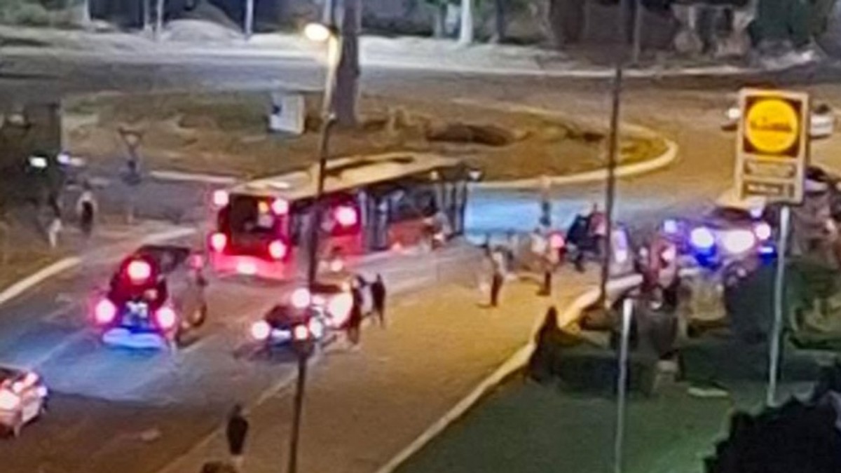 Saobraćajna nesreća na kružnom toku