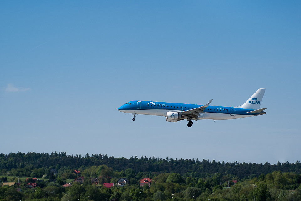 Otwarcie trasy Kraków-Amsterdam - KLM wylądował w Krakowie