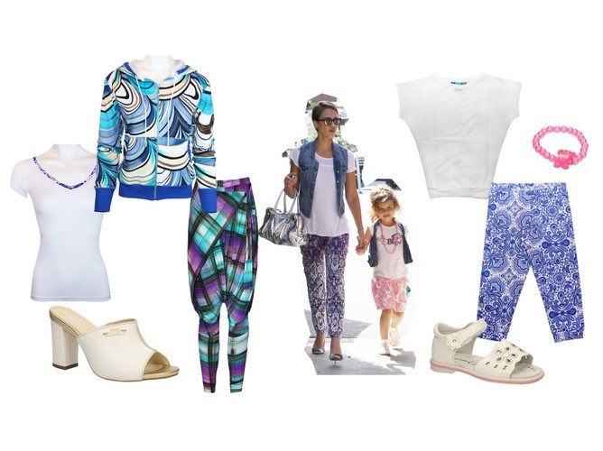 Jessica Alba z córką Honor