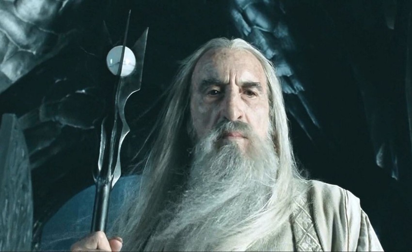 Kristofer Li kao Saruman u triologiji "Goospodar prstenova"