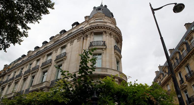 The apartment was initially listed at 11.9 million euros.Francois Mori/AP