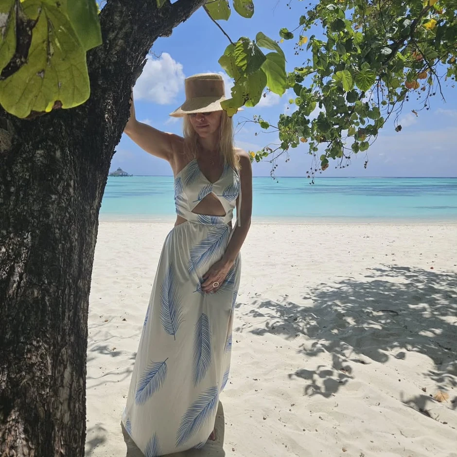Irina Vukotić na Maldivima