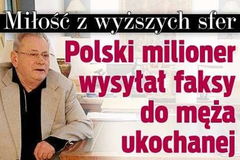 Miłość z wyższych sfer: Gudzowaty wysyłał faksy do męża ukochanej!