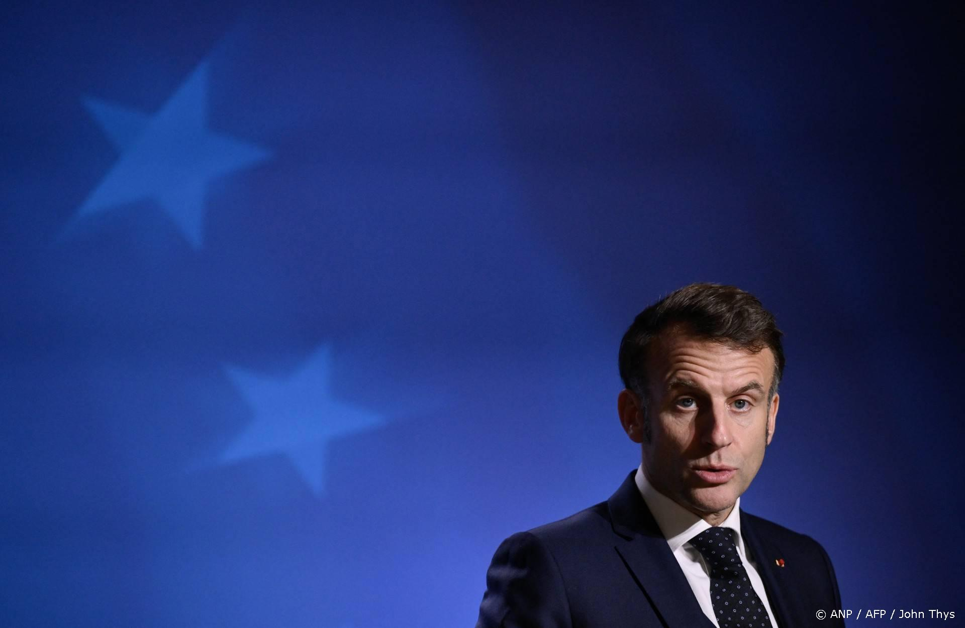 Macron roept Europese leiders bijeen: Vredesplan voor Oekraïne in januari