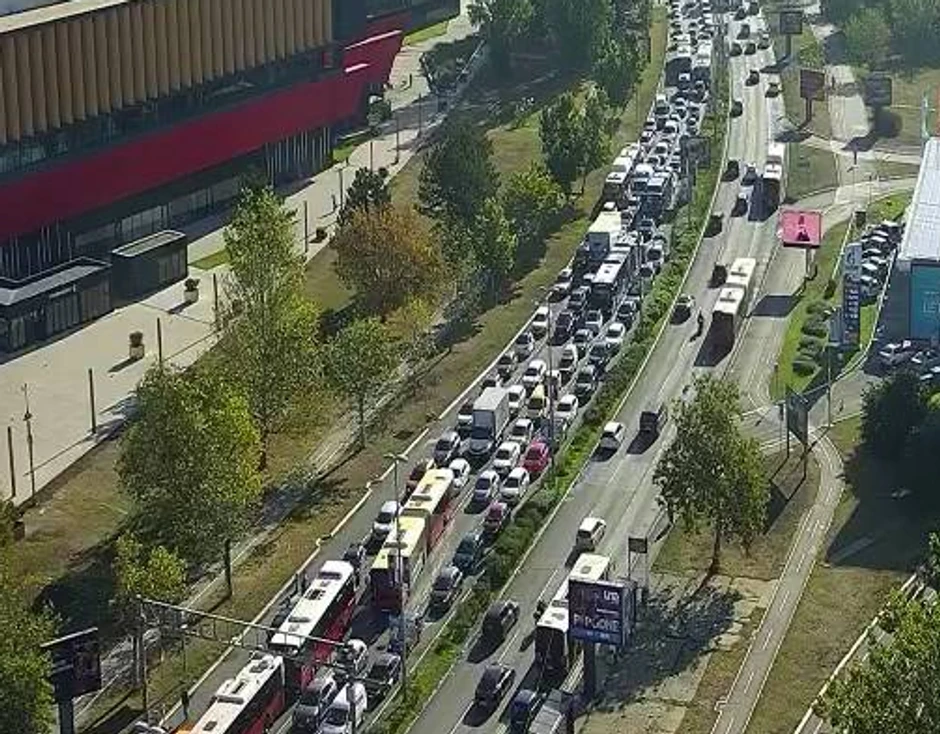 Kružni tok kod TC Ušće