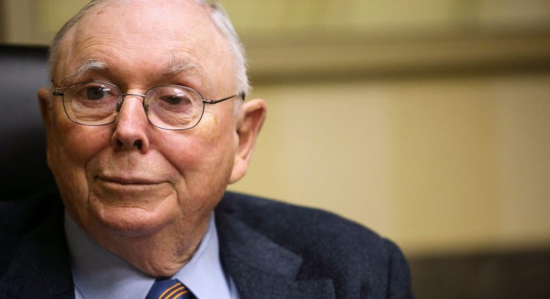 The late Charlie Munger.Lane Hickenbottom/Reuters