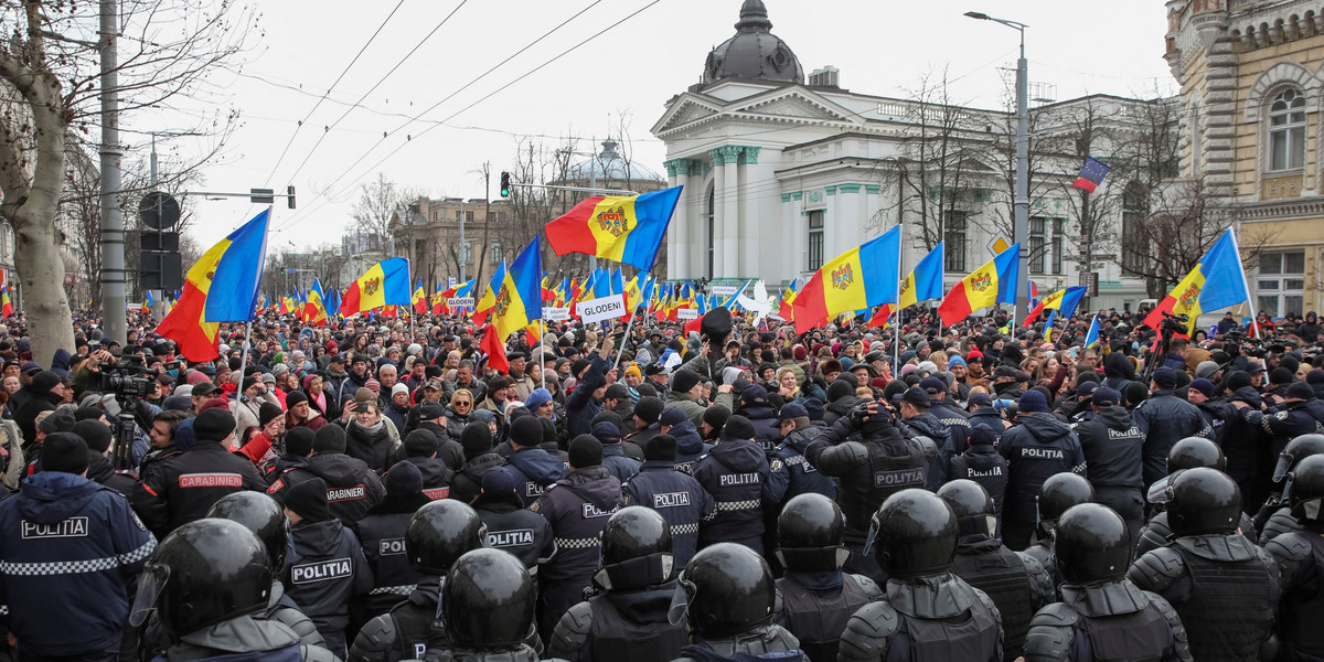 Niespokojnie w byłej sowieckiej republice. Antyrządowe protesty w Mołdawii.