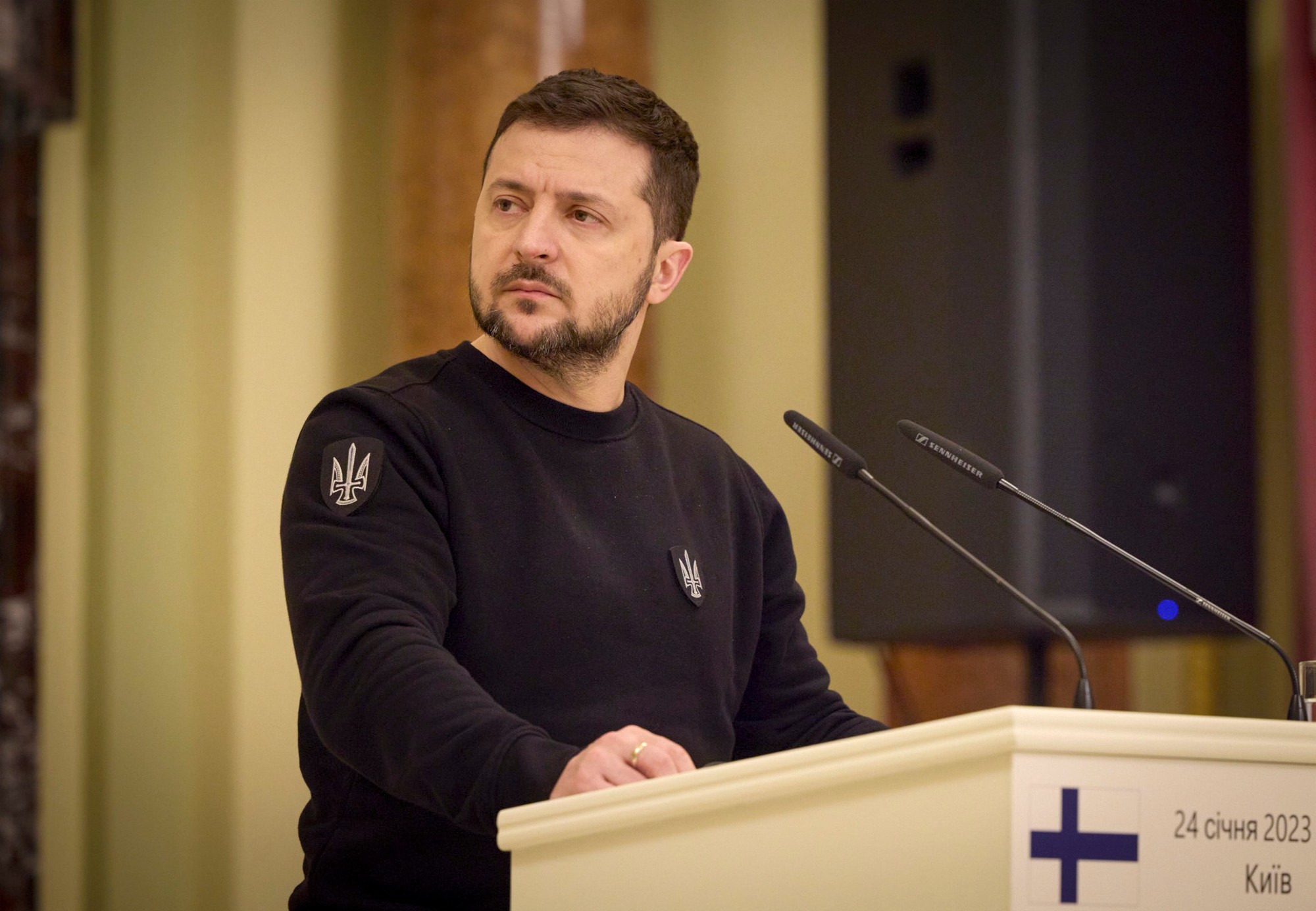 Ukrajinský prezident Volodymyr Zelenskyj.