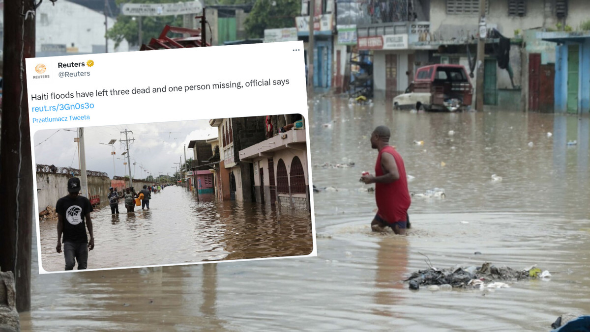 Katastrofalne powodzie na Haiti. Kilkadziesiąt ofiar