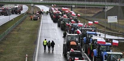 Rolnicy zablokowali S5. Żądają przyjazdu Donalda Tuska