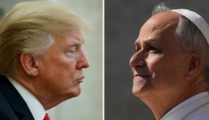 Donald Tramp i papa Lav