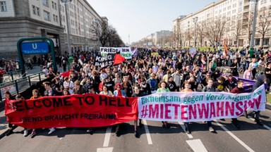 Protesty przeciwko wysokim czynszom. Wielka manifestacja w Berlinie