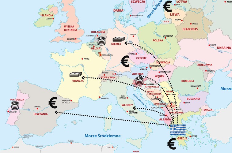 Rząd Grecji upadnie. Alexis Tsipras, lider antyeuropejskiej opozycji w Grecji urośnie w siłę, a pozycja Grecji wśród państw europejskich zostanie osłabiona. Niektóre państwa strefy euro także będą borykać się ze wzrostem antyeuropejskich nastrojów. Europejscy decydenci nie będą wiedzieć jak przeciwstawić się nowej fali kryzysu finansowego strefy euro, który za pośrednictwem rynków obligacji rozprzestrzeni się w całym regionie.