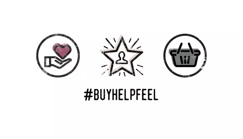 Buy. Help. Feel - Kupujesz. Pomagasz. Czujesz: hasło celebrity2use / Materiały prasowe