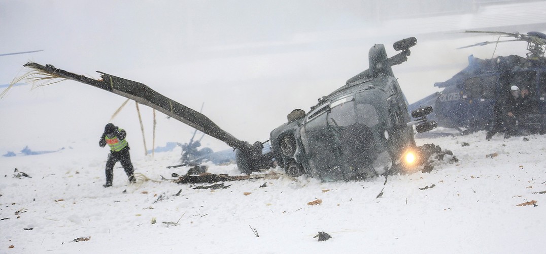 Zderzenie helikopterów