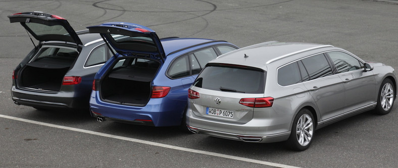 Volkswagen Passat, Audi A4, BMW seria 3