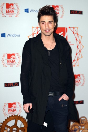 Dima Bilan na czerwonym dywanie MTV Europe Music Awards (EMA) 2012